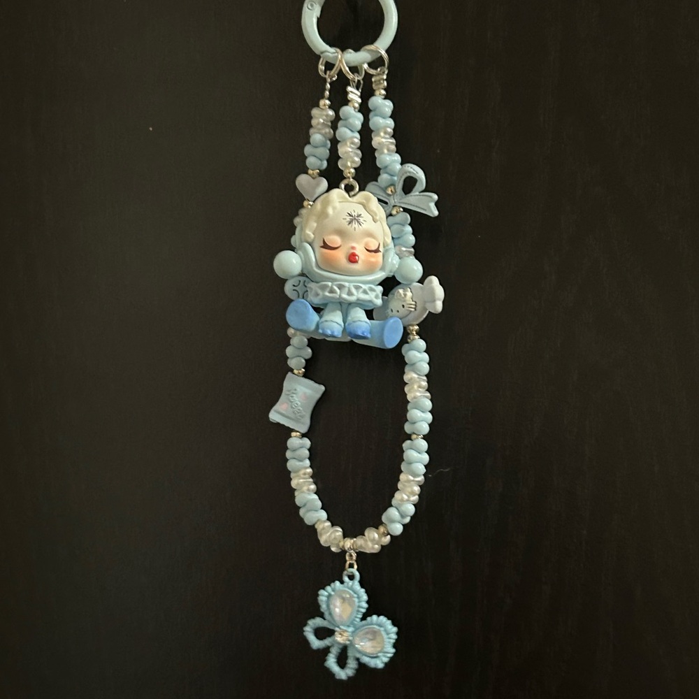 SkullPanda Charm Keychain